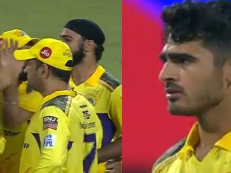 mukesh chaudhary took 2 wickets in one over to change the game for csk