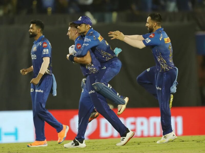 Mumbai Indians turned the match in the last 2 overs