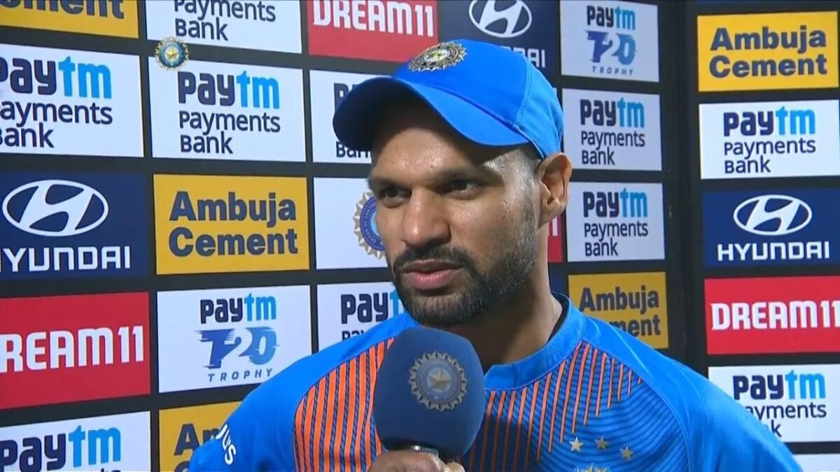 shikhar dhawan said they thought chosen players were better than me
