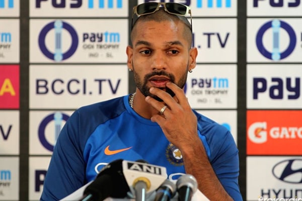  shikhar dhawan said they thought chosen players were better than me