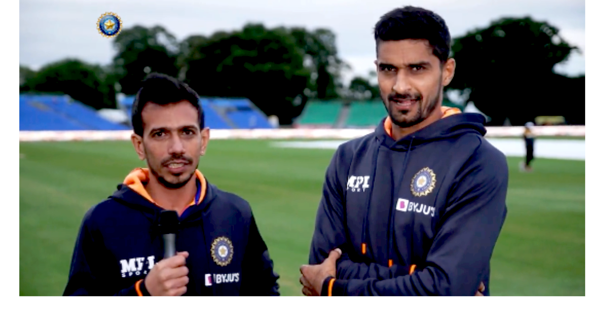  Yuzvendra Chahal gives opening tips to Hooda Against IRE