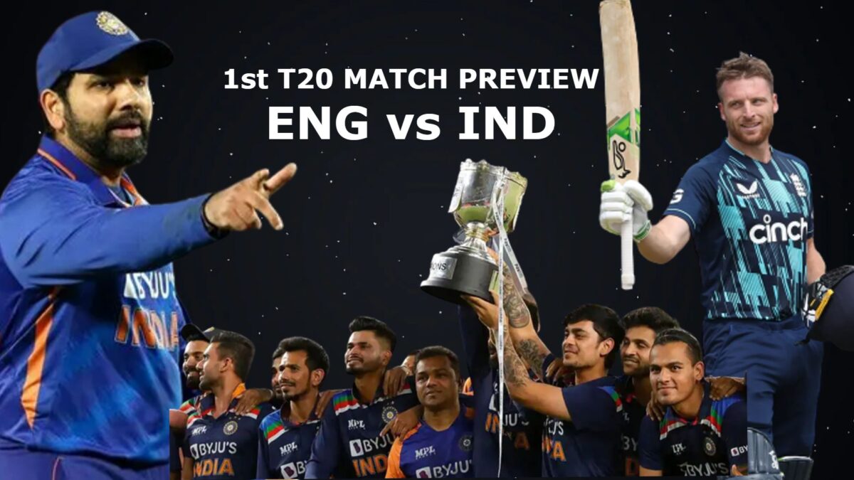 IND vs ENG 1st T20 Match Preview, pitch, weather, head to head, playing XI