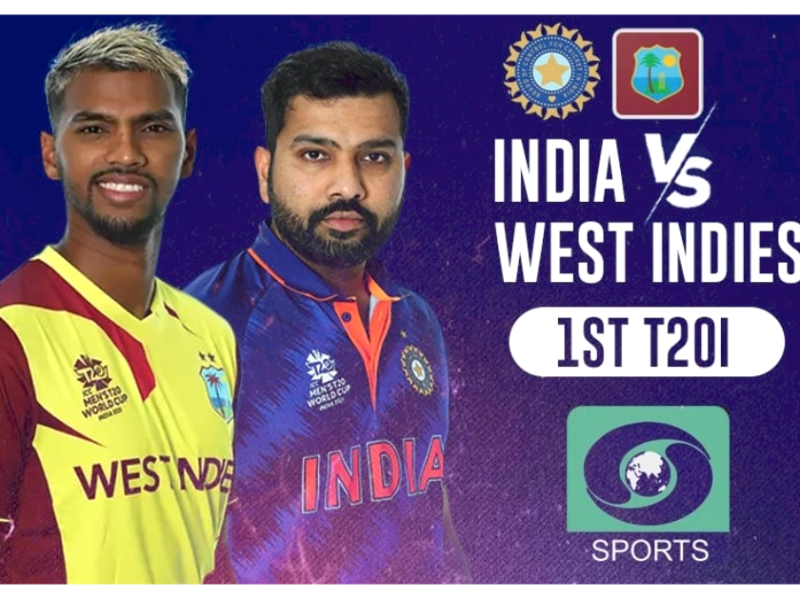 IND vs WI 1st T20 Live Streaming And know about Where to watch