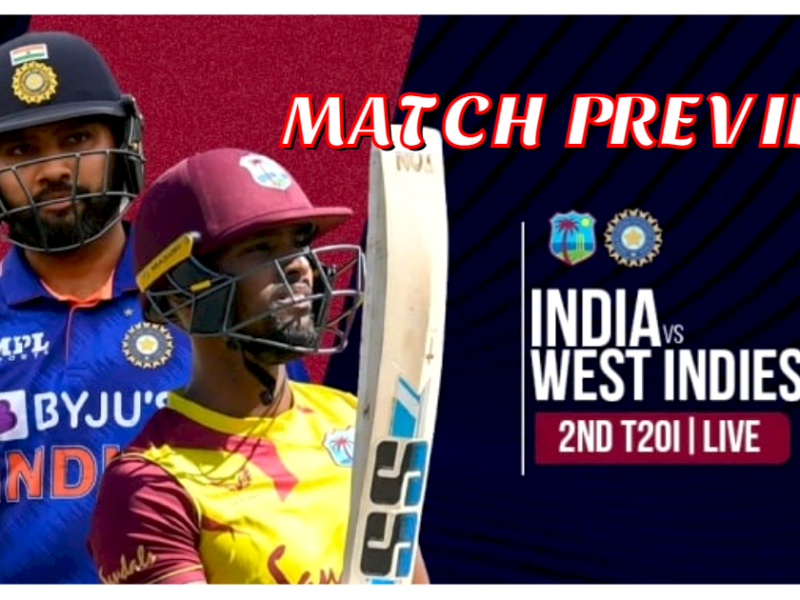 IND vs WI 2nd T20 Match Preview Playing XI WeatherpitchHead to Head