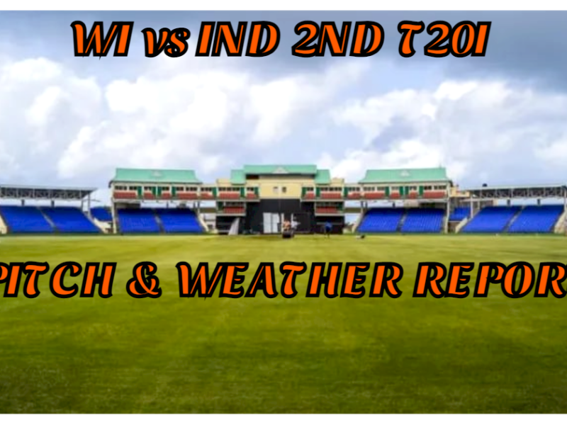 IND vs WI 2nd T20I Pitch and Weather Report