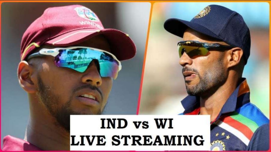  WI vs IND 2nd ODI live streaming