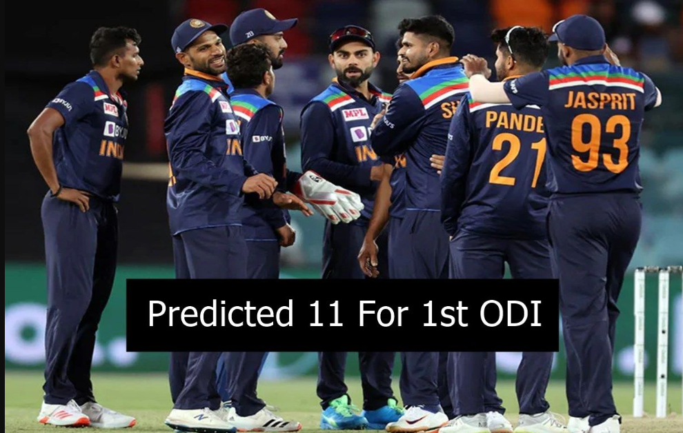 India Predicted Playing XI for 1st ODI Against England