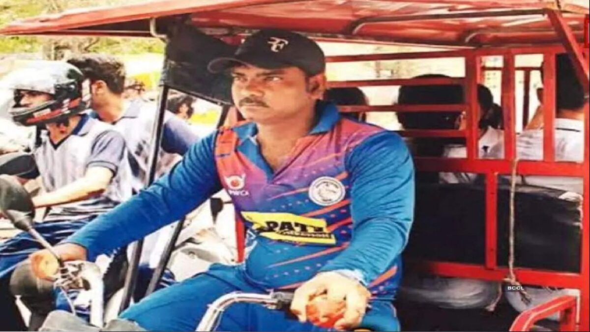 Differently abled cricketer raja babu drives e-rickshaw, sells milk to make ends meet