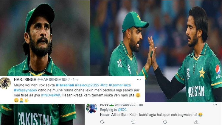 Fans trolled hasan ali after comeback in asia cup 2022