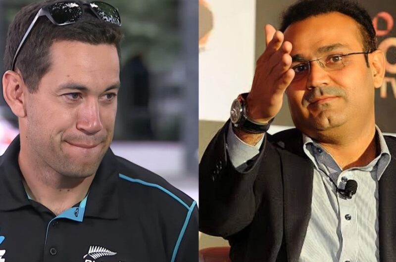 Ross Taylor And Virender Sehwag