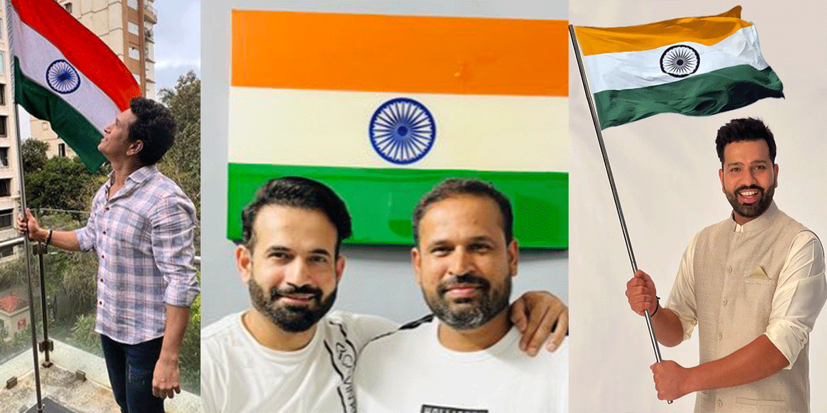 Independence Day 2022: From Sachin Tendulkar to Rohit Sharma, Indian players immersed in the celebration of Independence Day