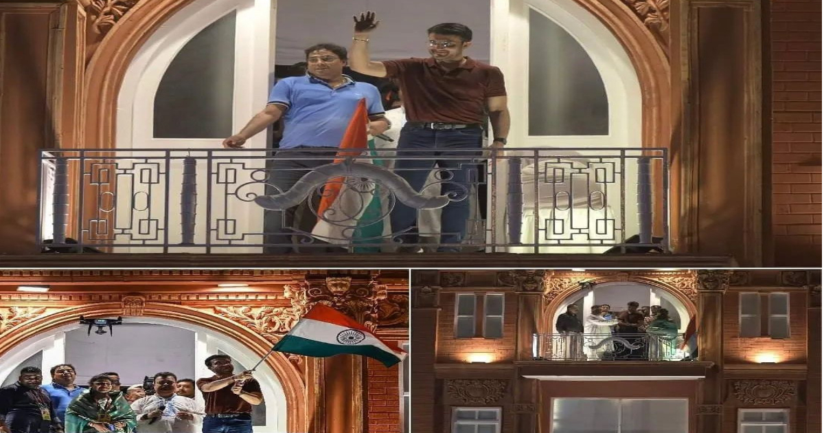 Sorav Ganguly- Durga Pooja lords balcony theme pooja pandal