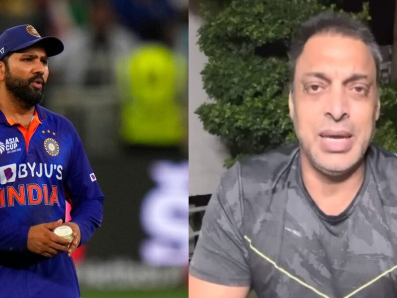 Asia cup 2022 rohit sharma looked uncomfortable screamed shoaib akhtar counted the mistakes of india