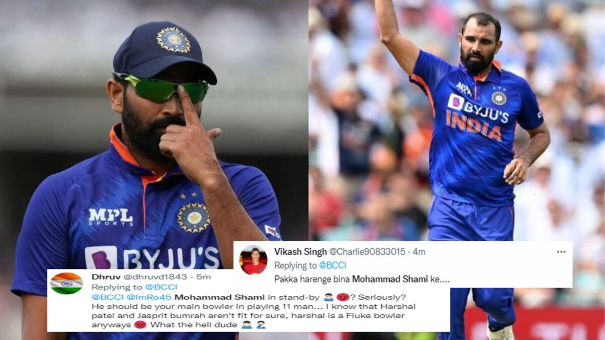 Fans trolled Ganguly after seeing mohammad shami out of T20 World Cup