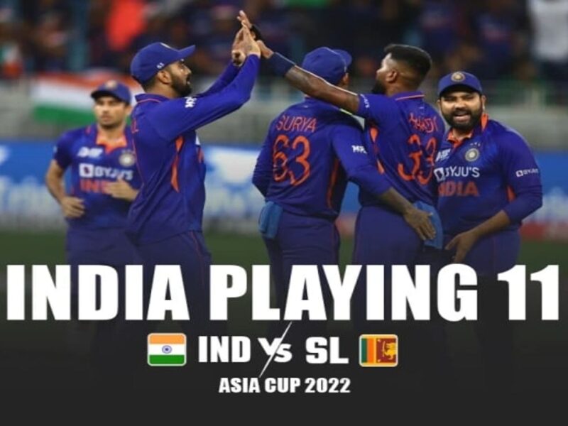 India Predicted playing XI Against Sri Lanka in Asia Cup 2022