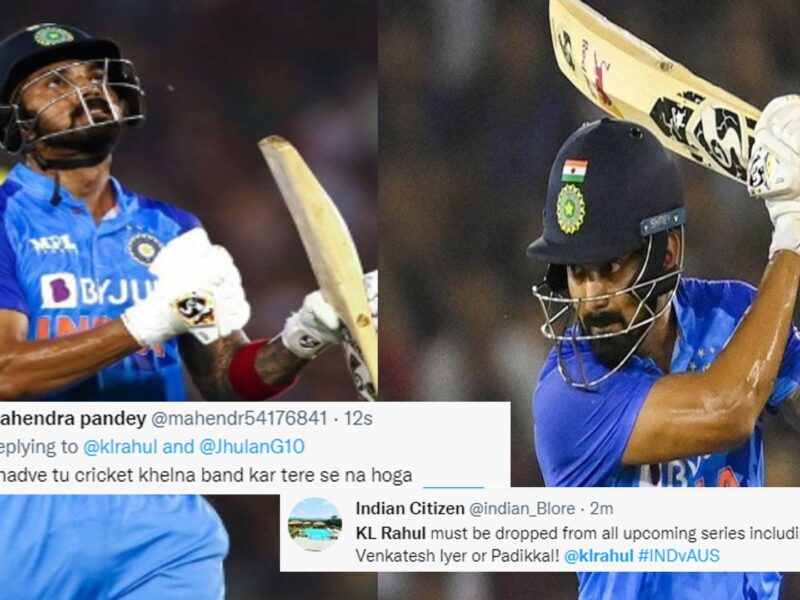 KL Rahul Trolled After Out in 3r4d T20 Against Aus 2022