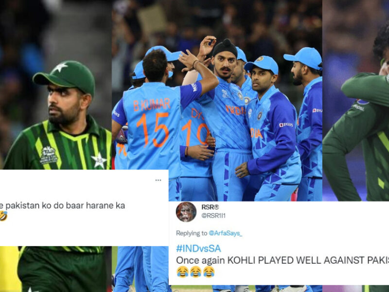 Pakistan team troll after defeat team india vs SA