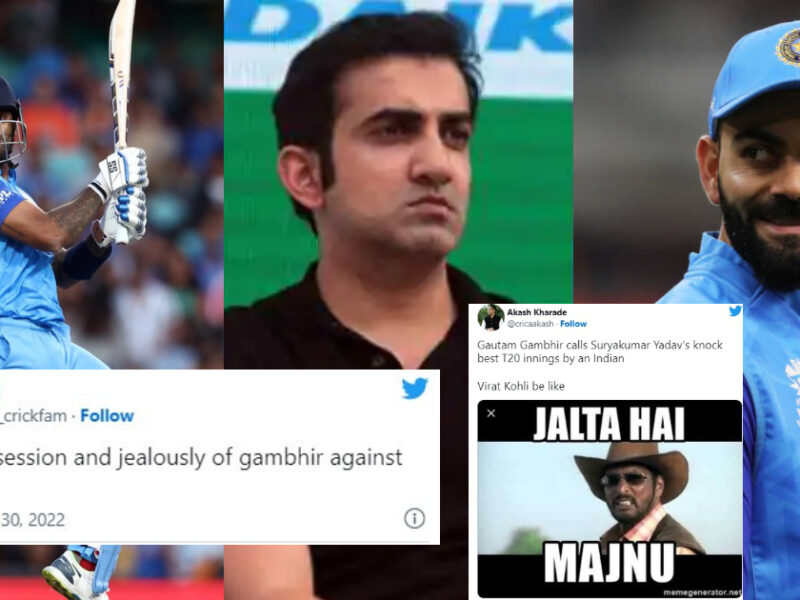 Virat Kohli Fans Slammed Gautam Gambhir