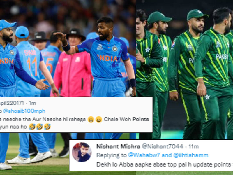 Fans trolled Pakistan team after India topped the points table