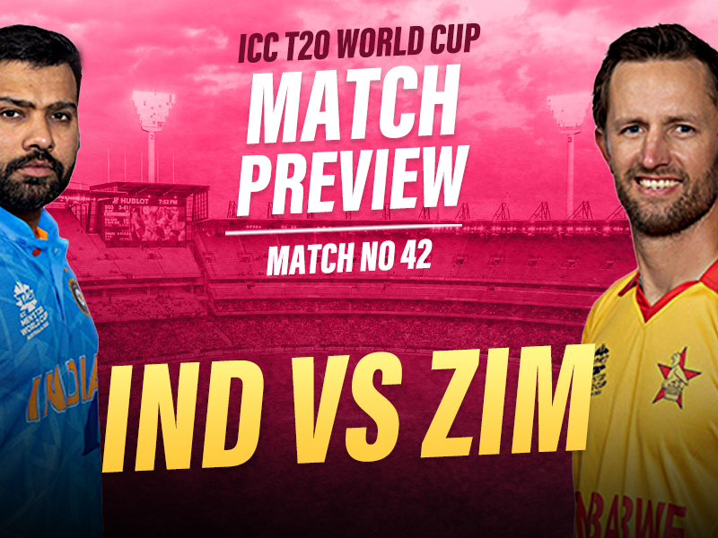 IND Kvs ZIM Match Preview, playing XI, head to head