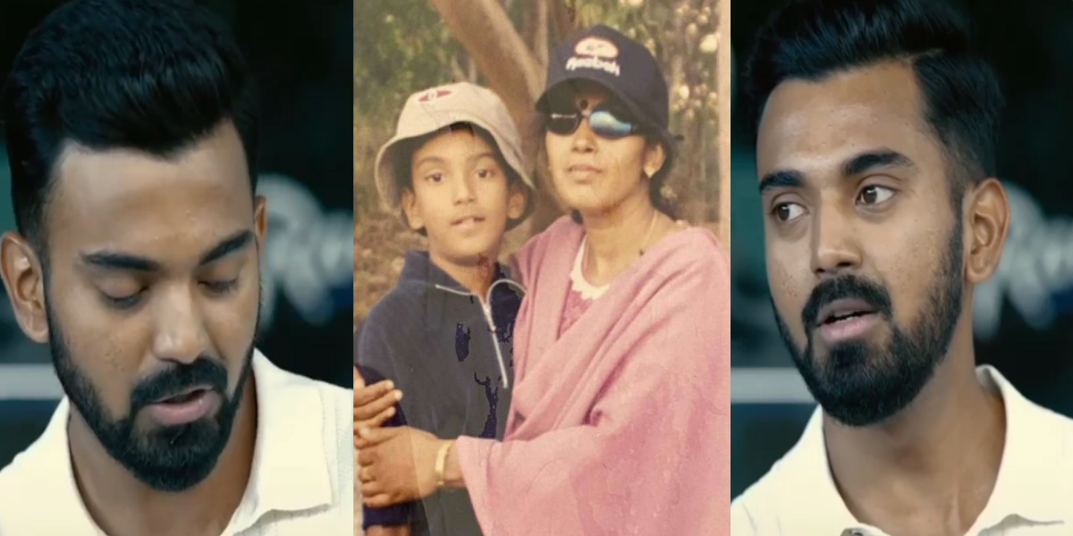 KL RAHUL ON HIS MOTHER