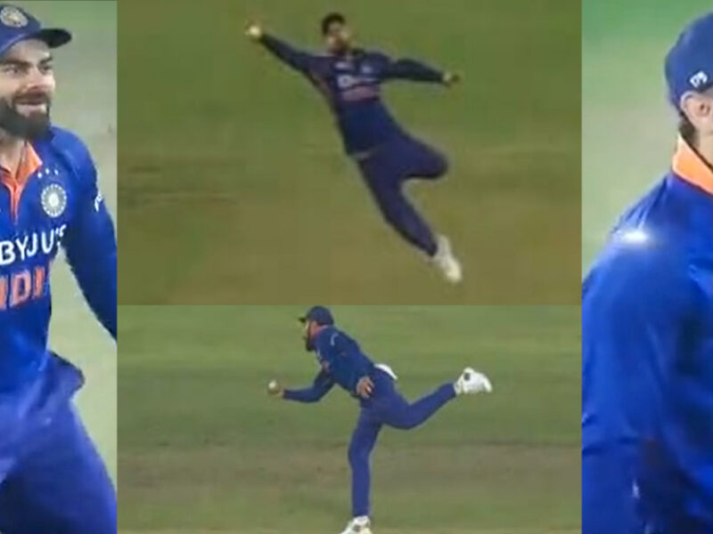 Virat Kohli Stunning Catch BAN vs IND ODI