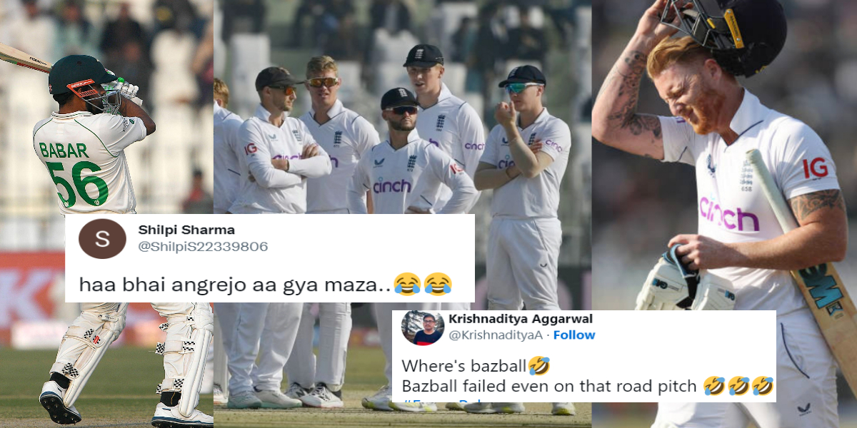 Pakistan fans troll England batting