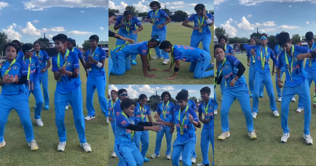 Women Team India Danced on Kala Chashma Song After World Cup Victory