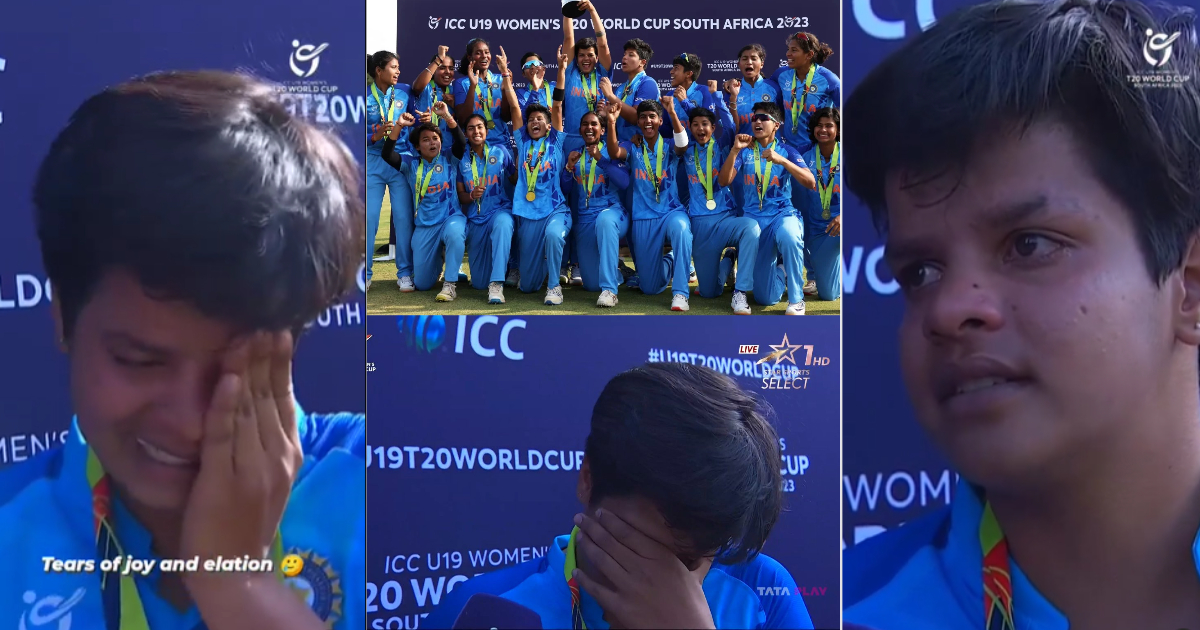 Shafali Verma Crying After Winning U19 World Cup
