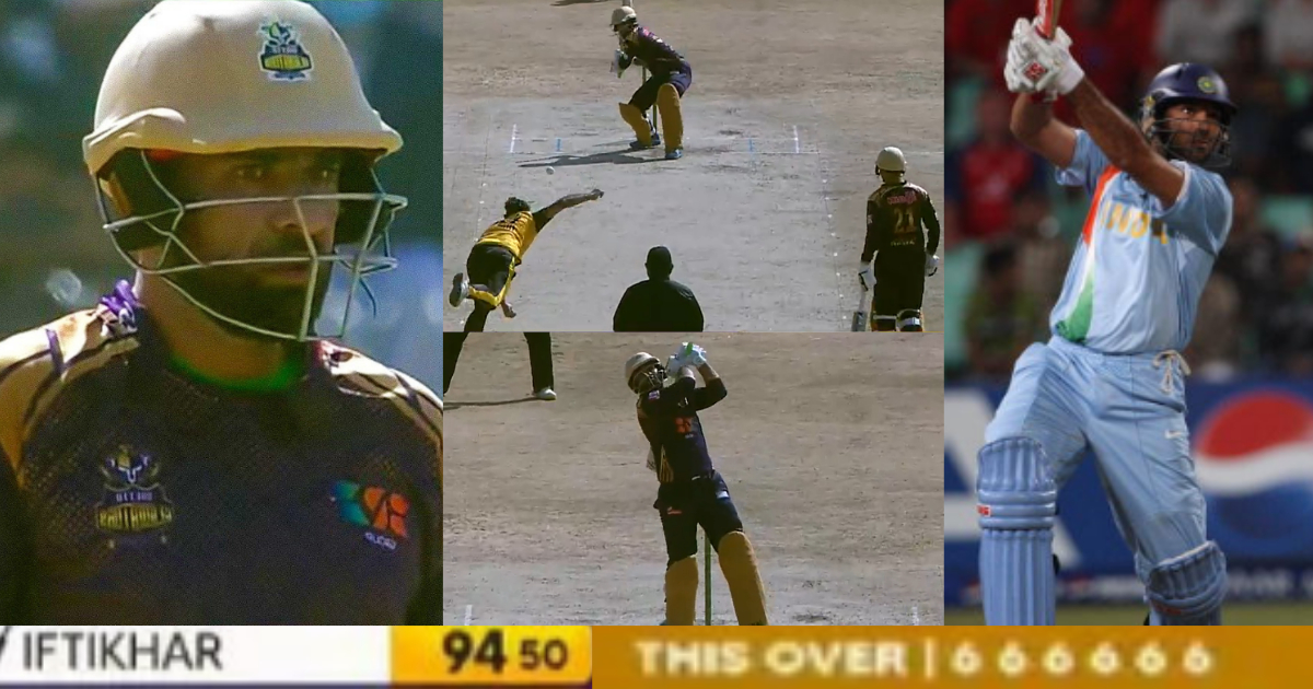 Iftikhar Ahmed smashed 6 sixes in an over video goes viral