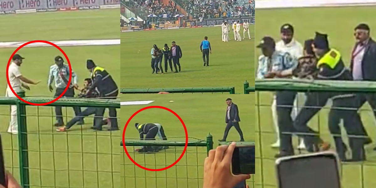 VIDEO: पुजारा के 100वें टेस्ट में खलल डालना फैन को पड़ा भारी, LIVE मैच में ही होने लगी जमकर पिटाई, तो शमी ने बचाई जान