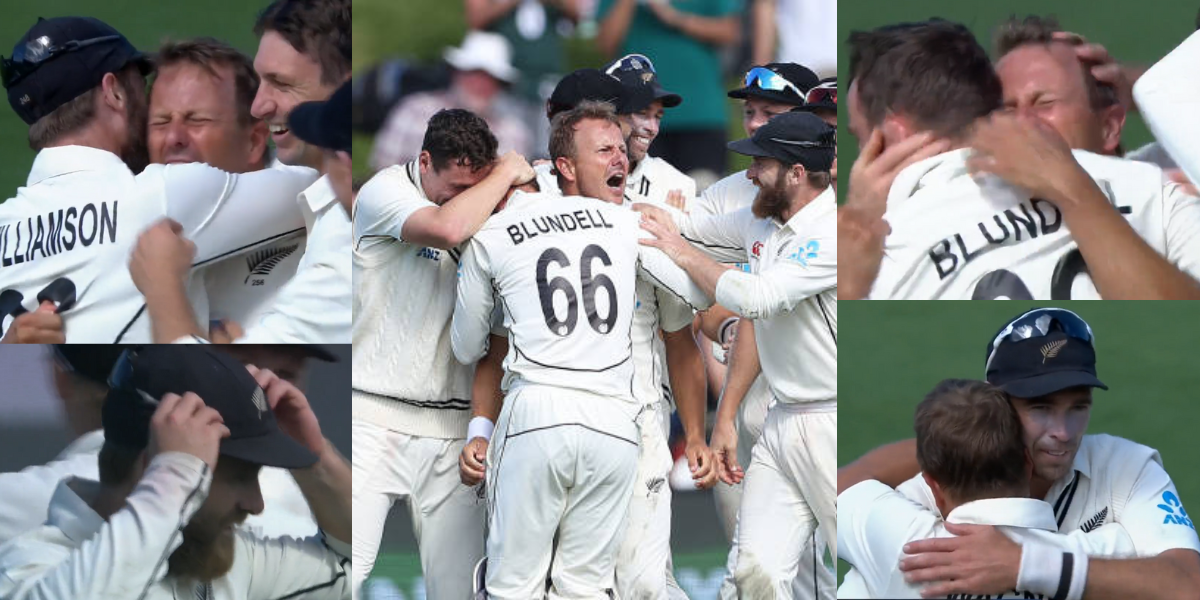 VIDEO: 245 दिन बाद न्यूज़ीलैंड ने लिया अंग्रेजों से बदला, टेस्ट मैच जीतने पर रो पड़ी पूरी टीम, विलियमसन भी नहीं रख पाए काबू