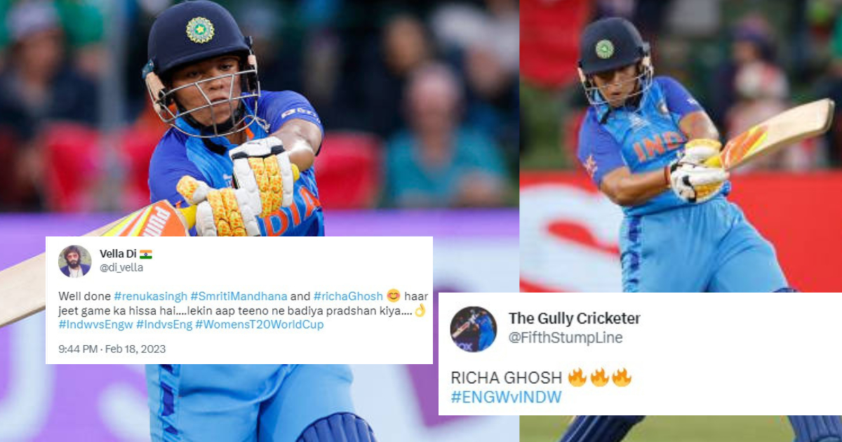 Fans Praised Richa Ghosh for Fighting Knock Against England