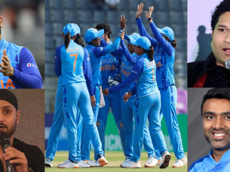 पाकिस्तान को रौंदकर भारतीय महिला टीम ने जीता दिल, सचिन-विराट से लेकर भज्जी-अश्विन समेत इन दिग्गजों ने खास अंदाज में की तारीफ