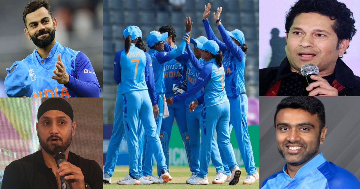 पाकिस्तान को रौंदकर भारतीय महिला टीम ने जीता दिल, सचिन-विराट से लेकर भज्जी-अश्विन समेत इन दिग्गजों ने खास अंदाज में की तारीफ