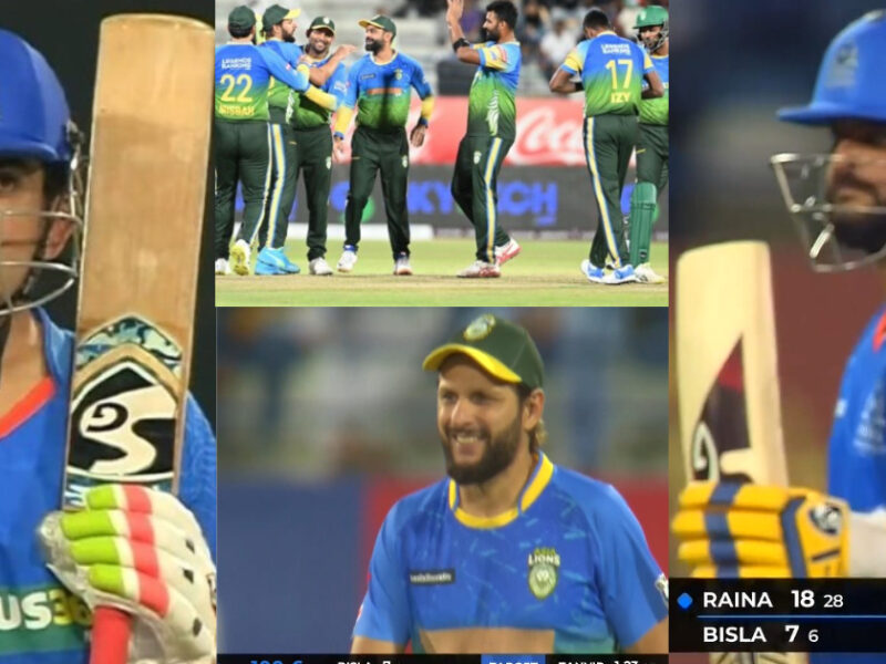 LLC 2023: अफरीदी के आगे सुरेश रैना ने कटाई गंभीर की नाक, 85 रन से इंडिया महाराजा को मिली हार