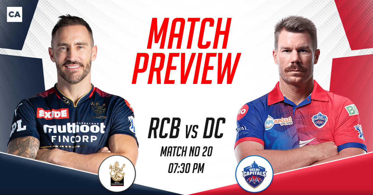 Match Preview RCB vs DC: बैंगलोर के खिलाफ दिल्ली खोलेगी जीत का खाता, या लगेगा हार का 'पंजा', जानिए मैच से जुड़ी सभी जानकारी