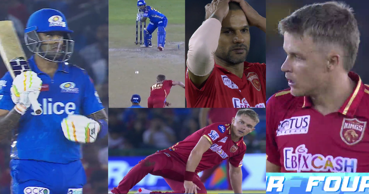 VIDEO: 6,6,4 और 4... Suryakumar Yadav के हत्थे चढ़े 18 करोड़ी सैम करन, 1 ओवर में कूटे गए 23 रन, तो शिखर पीटने लगे माथा