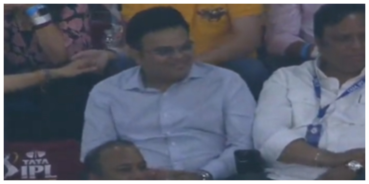 CSK को हारता देख जय शाह ने स्टेडियम में बैठकर किए अश्लील इशारे, सोशल मीडिया पर VIDEO ने मचाया तहलका
