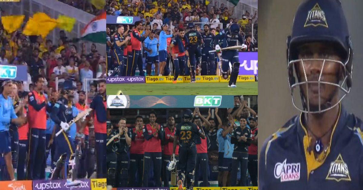 VIDEO: साई सुदर्शन के स्वागत में शुभमन-नेहरा ने झुकाया सिर, फाइनल में तूफ़ानी बल्लेबाजी पर दी शाबाशी