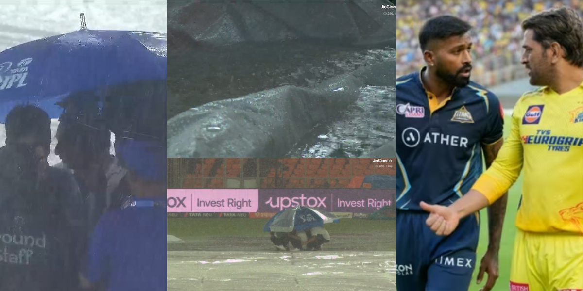 बुरी खबर: मूसलाधार बारिश से लबालब भरा अहमदाबाद स्टेडियम, रद्द हुआ आज का फाइनल मुकाबला, सामने आई बड़ी अपडेट