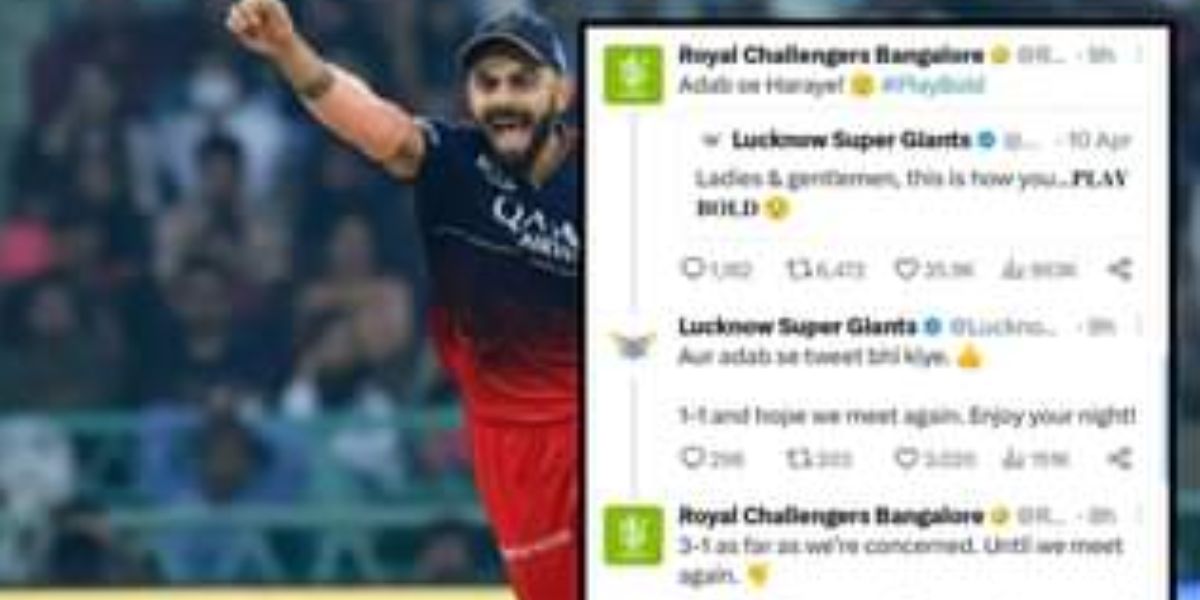 क्या विराट कोहली और गौतम गंभीर चला रहे हैं आरसीबी और एलएसजी का ट्वीटर अकाउंट? मैच के बाद ट्वीटर पर भिड़ी दोनों टीमें