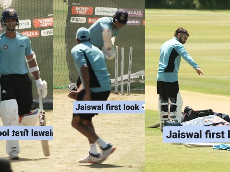 R Ashwin and Virat Kohli made Yashasvi Jaiswal practice on the net, watch video