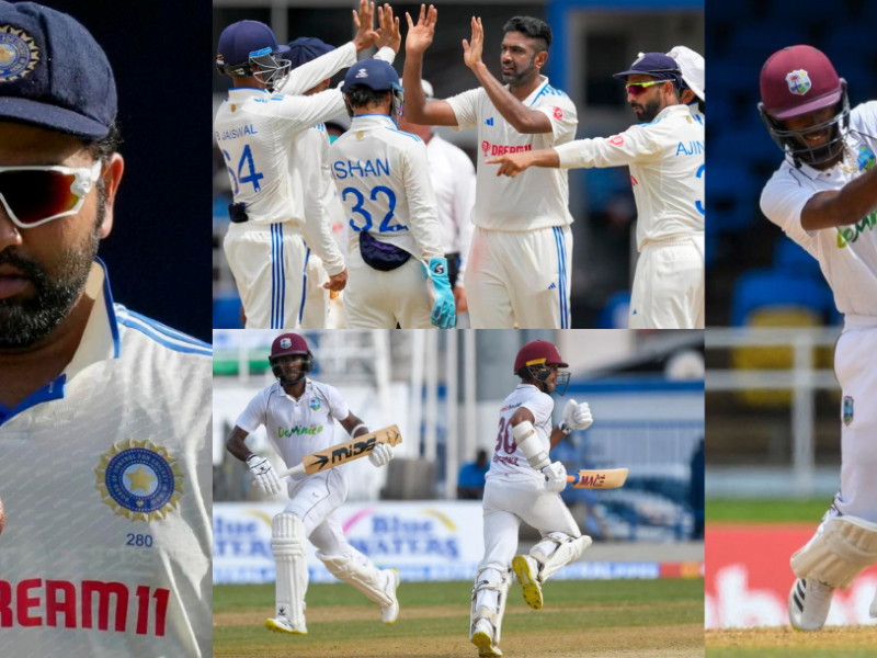 wi vs ind 2nd test 3rd day match report