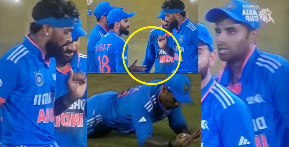 After taking the wicket Hardik Pandya ignored Suryakumar Yadav emotional video viral