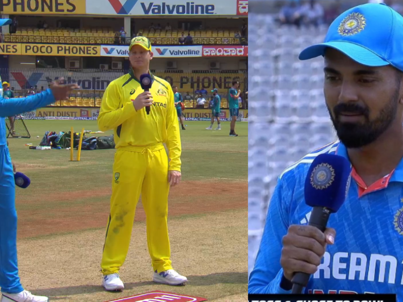 IND vs AUS australia Won the toss and elected to bowl first against india in 2nd odi
