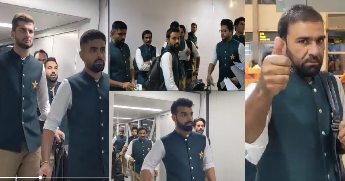 VIDEO: 7 साल बाद Pakistan Team ने भारतीय सरजमीं पर रखा कदम, बाबर-इफ्तिखार ने पाकिस्तान को भारत से दिया खास संदेश
