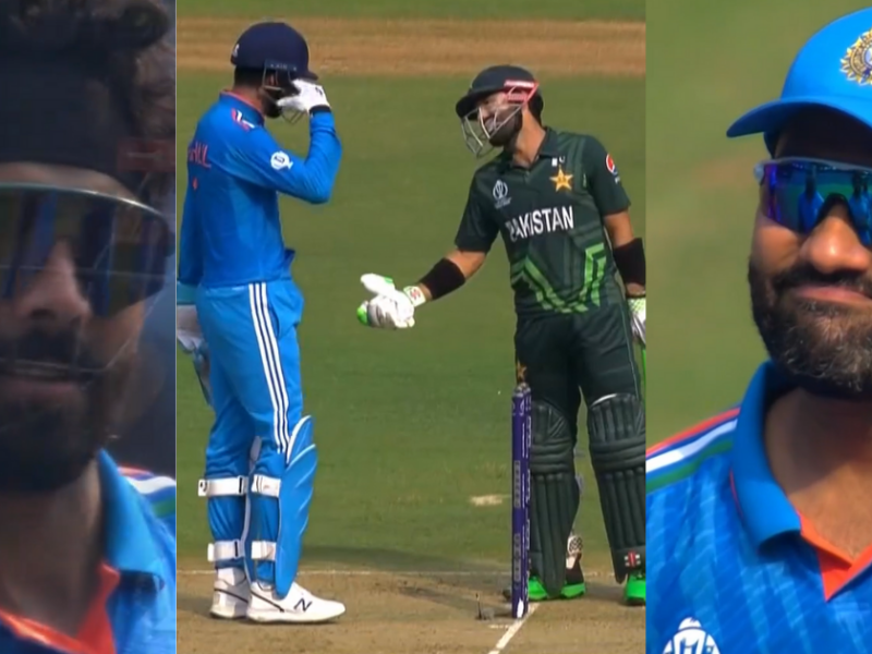 mohammad rizwan fight with kl rahul in ind vs pak live match video went viral