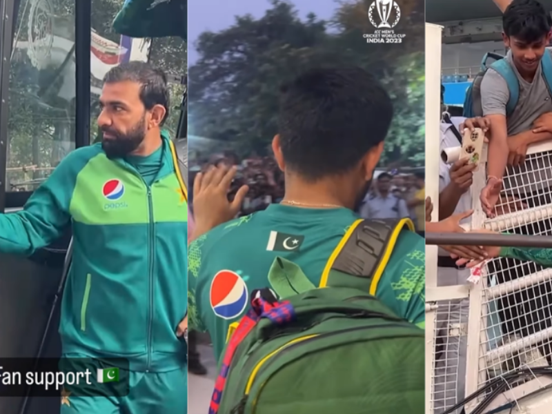 Pakistan team got a warm welcome in Kolkata video viral