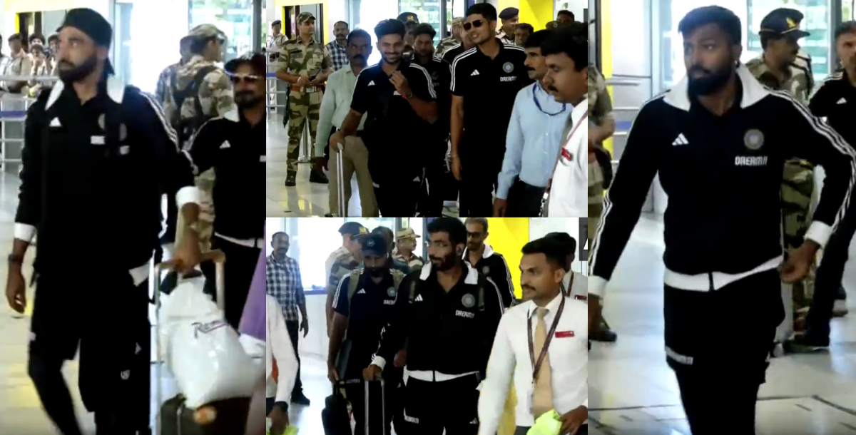 Video team india welcomed in kerala for 2nd world cup 2023 warm up match